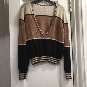 Free People striped sweater